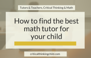How to find the best math tutor