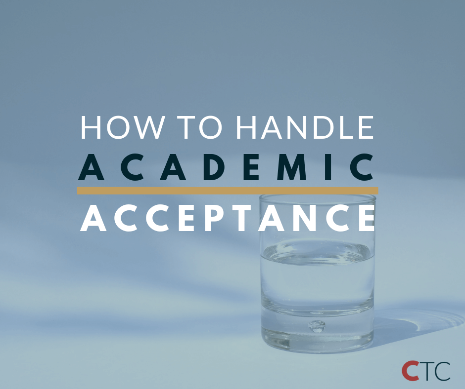 How to Handle Academic Acceptance