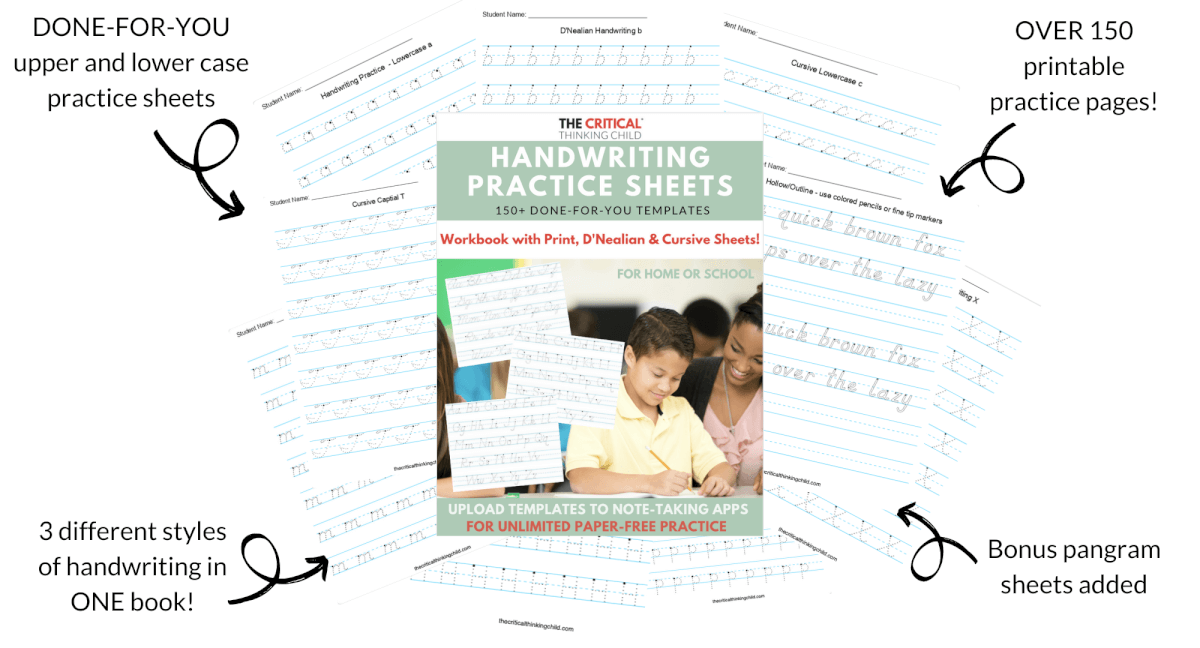 How to Improve Your Child's Handwriting Skills - The Critical Thinking Child